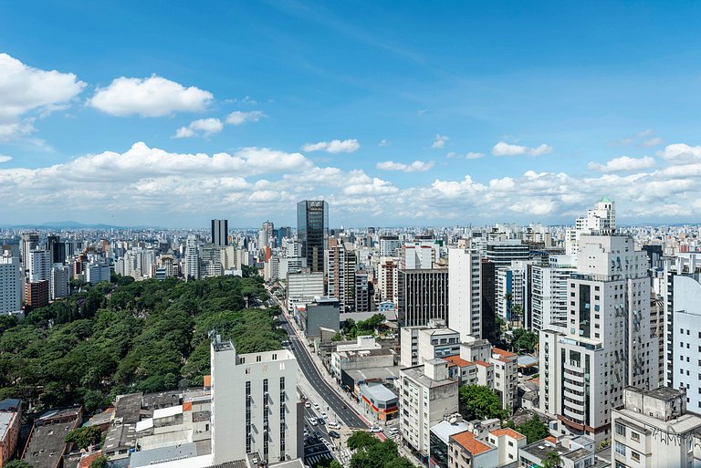 NEX908 Studio Moderno Charmoso Próximo à Paulista