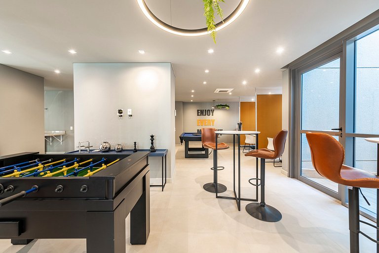 NEX908 Studio Moderno Charmoso Próximo à Paulista