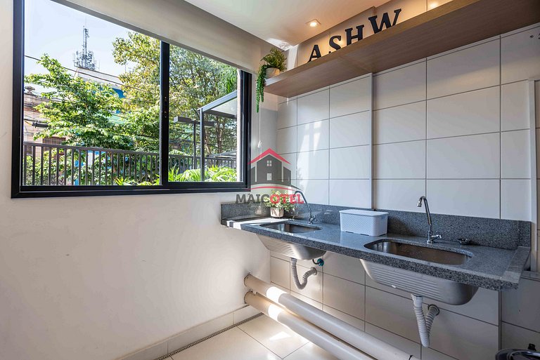 AA13 Apartamento elegante com vaga na Bela Vista