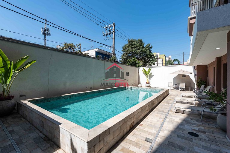 AA13 Apartamento elegante com vaga na Bela Vista