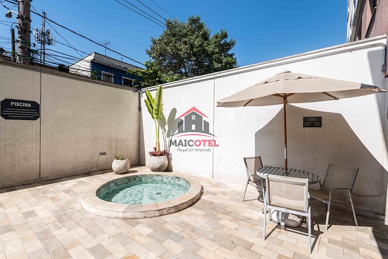 AA13 Apartamento elegante com vaga na Bela Vista