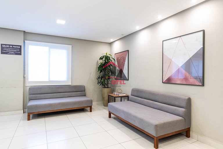 AA13 Apartamento elegante com vaga na Bela Vista