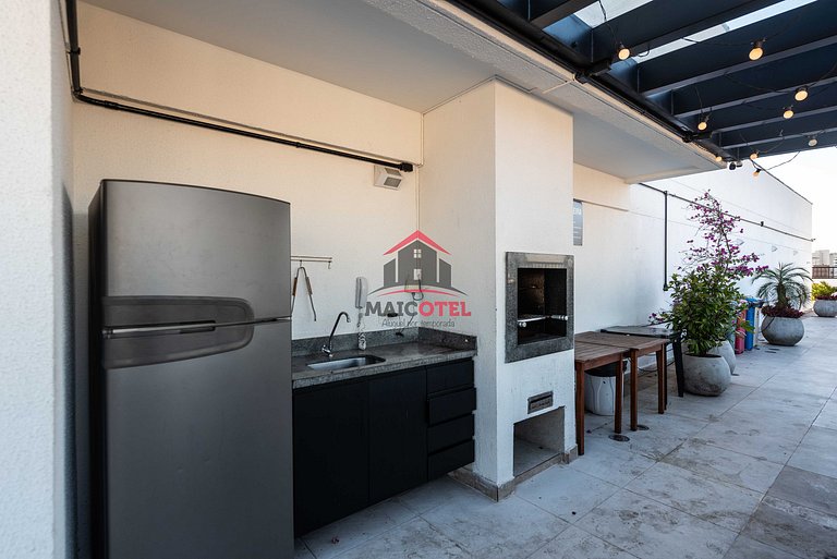 AA13 Apartamento elegante com vaga na Bela Vista
