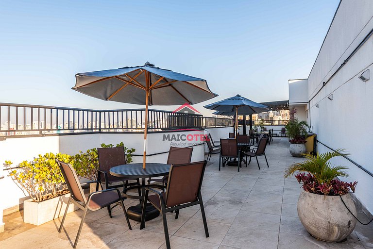 AA13 Apartamento elegante com vaga na Bela Vista