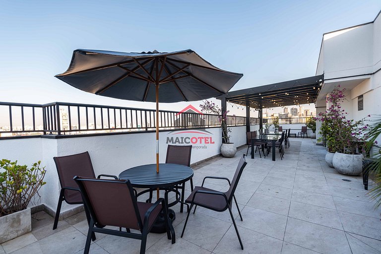 AA13 Apartamento elegante com vaga na Bela Vista