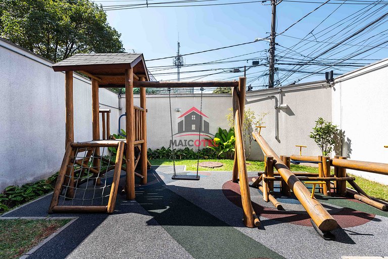 AA15 Espaço moderno com piscina e ótima estrutura