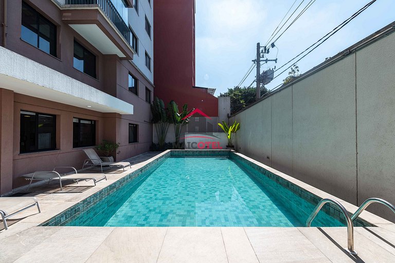 AA15 Espaço moderno com piscina e ótima estrutura