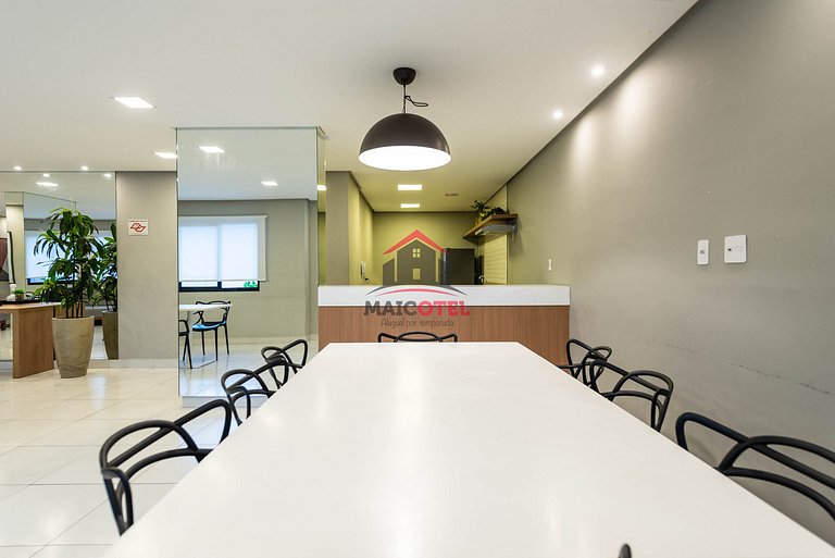 AA15 Espaço moderno com piscina e ótima estrutura