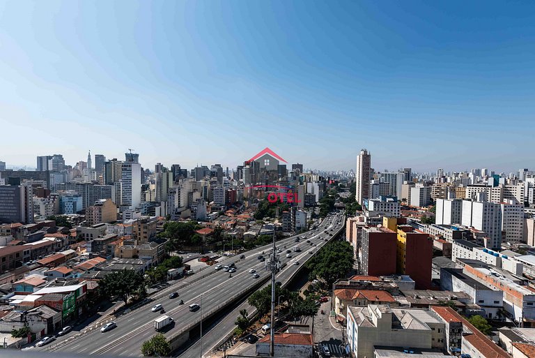 AA1614 Apto aconchegante e moderno para 3 hóspedes