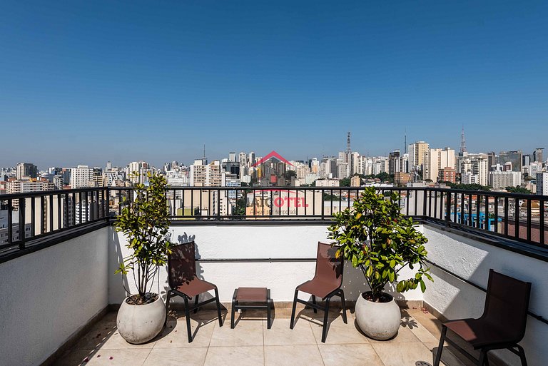 AQ2 Studio charmoso e acolhedor na Bela Vista