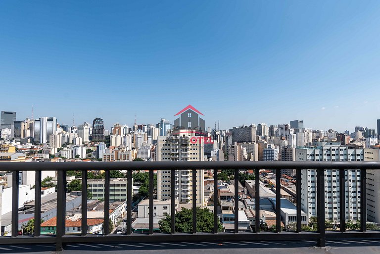 AQ2 Studio charmoso e acolhedor na Bela Vista