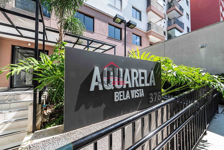 AQ2 Studio charmoso e acolhedor na Bela Vista