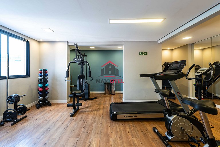 AAQ3 Espaço acolhedor para até 3 | Bela Vista