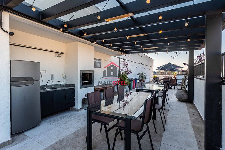 AAQ3 Espaço acolhedor para até 3 | Bela Vista