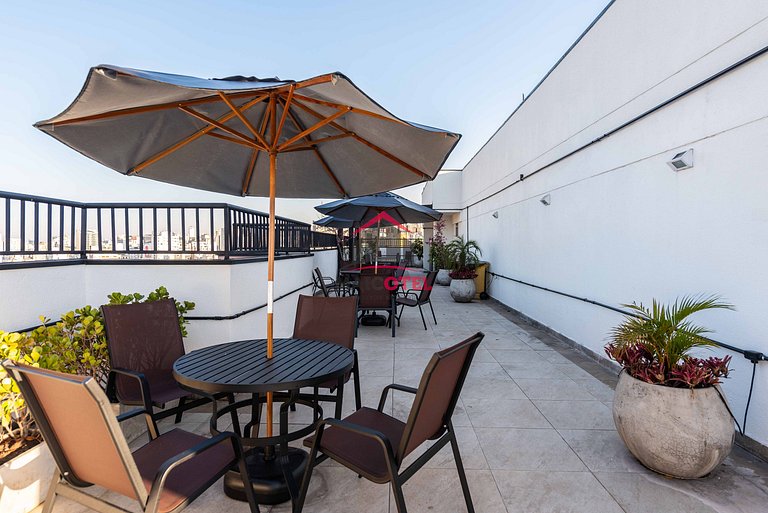 AAQ3 Espaço acolhedor para até 3 | Bela Vista