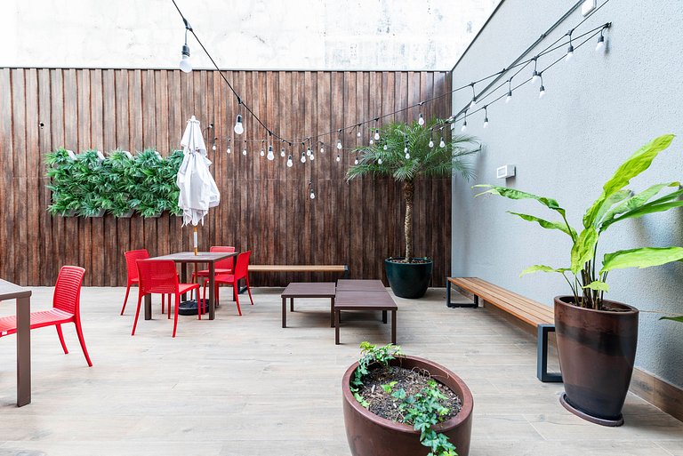 NEX908 Studio Moderno Charmoso Próximo à Paulista