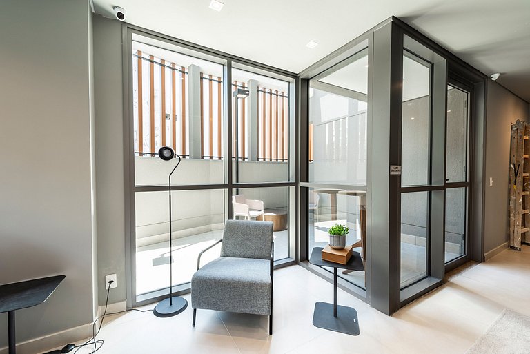 NEX908 Studio Moderno Charmoso Próximo à Paulista
