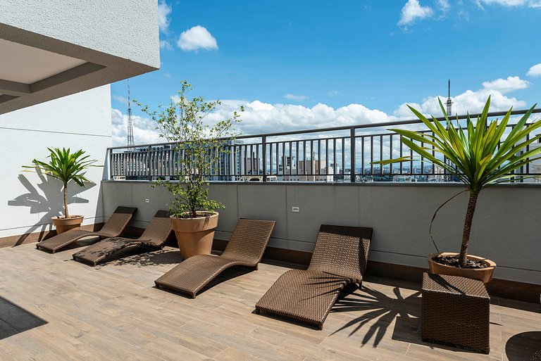 NEX711 Studio Moderno Charmoso Próximo à Paulista