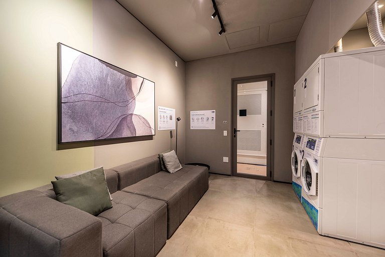 NP1106 Studio Prático e Confortável no Allianz Park