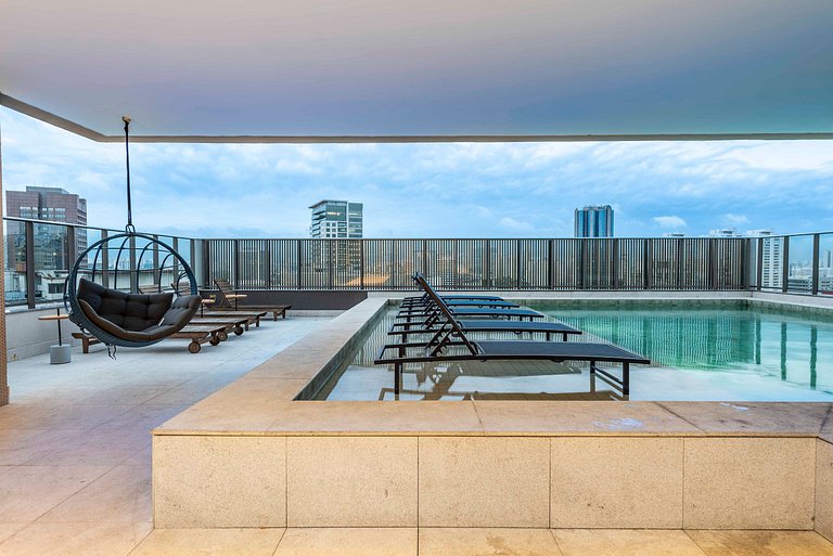 NP1106 Studio Prático e Confortável no Allianz Park