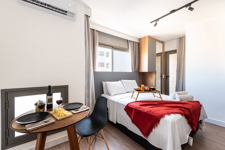 NP1106 Studio Prático e Confortável no Allianz Park