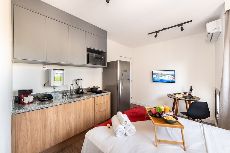 NP1106 Studio Prático e Confortável no Allianz Park