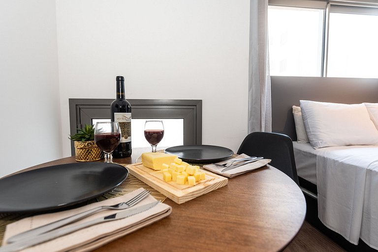 NP1106 Studio Prático e Confortável no Allianz Park