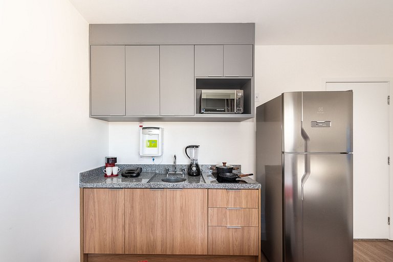 NP1106 Studio Prático e Confortável no Allianz Park