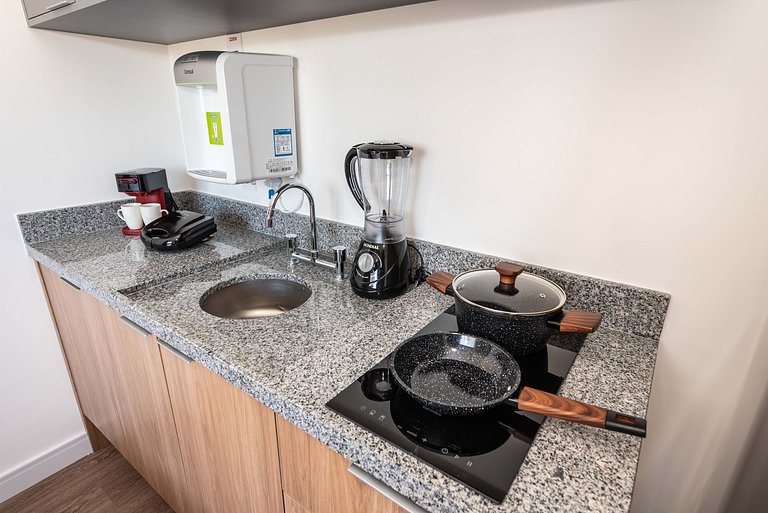 NP1106 Studio Prático e Confortável no Allianz Park