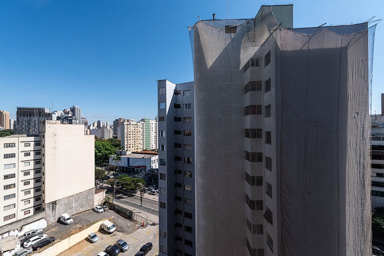 NP1106 Studio Prático e Confortável no Allianz Park