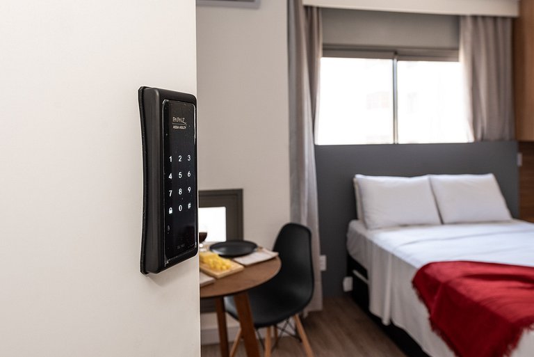 NP1106 Studio Prático e Confortável no Allianz Park