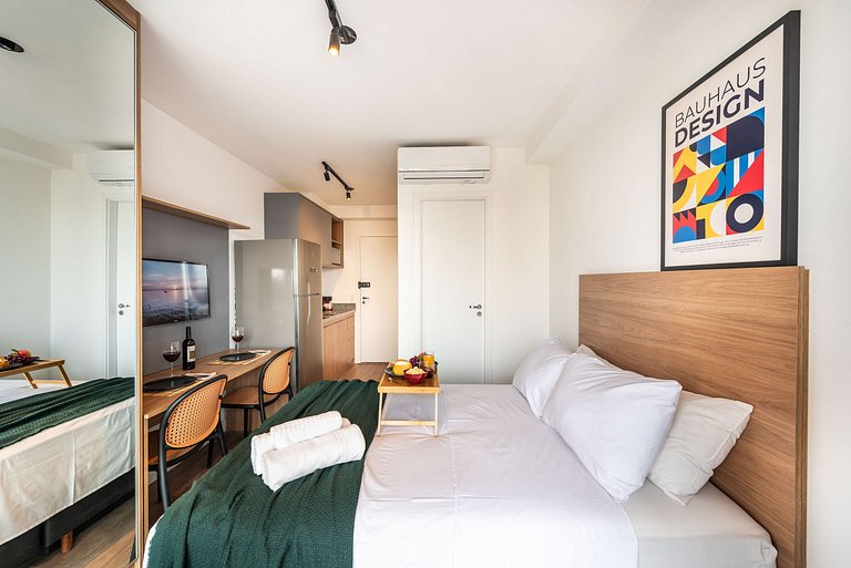 NP1102 Studio aconchegante próximo ao Allianz Park