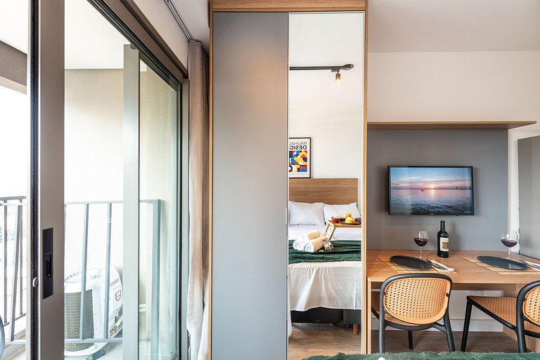 NP1102 Studio aconchegante próximo ao Allianz Park