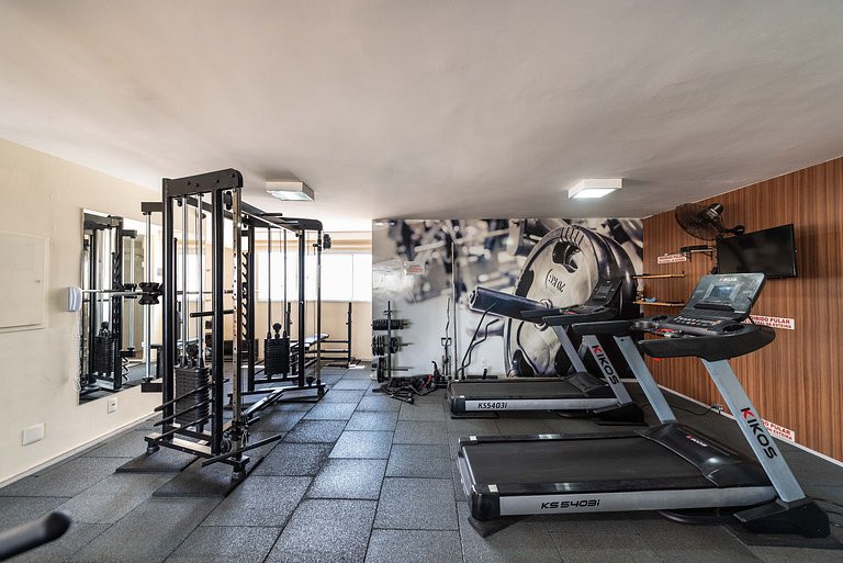 TPP112 Apartamento bem equipado próx. ao shopping