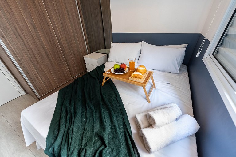 TPP112 Apartamento bem equipado próx. ao shopping