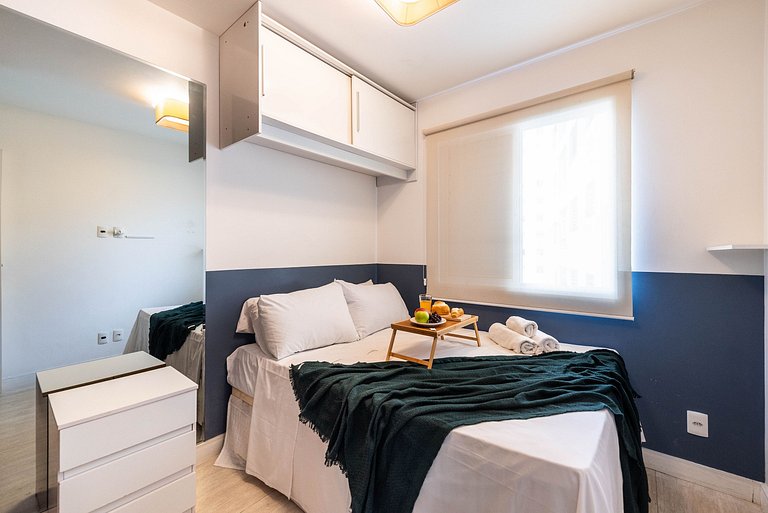 TPP112 Apartamento bem equipado próx. ao shopping
