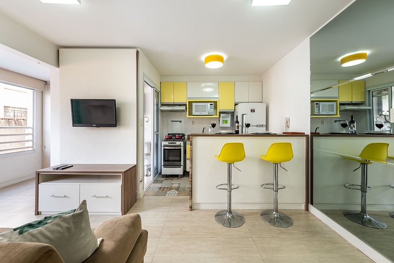 TPP112 Apartamento bem equipado próx. ao shopping