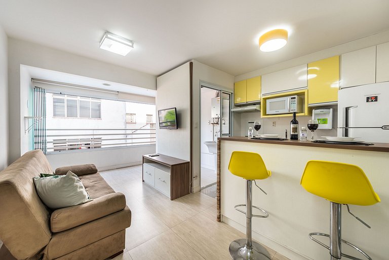 TPP112 Apartamento bem equipado próx. ao shopping