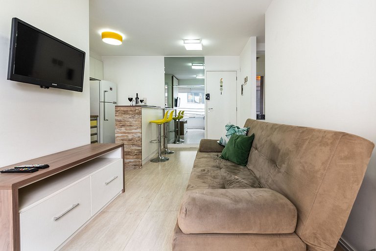 TPP112 Apartamento bem equipado próx. ao shopping