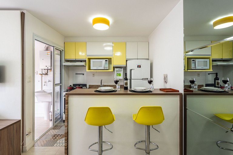 TPP112 Apartamento bem equipado próx. ao shopping