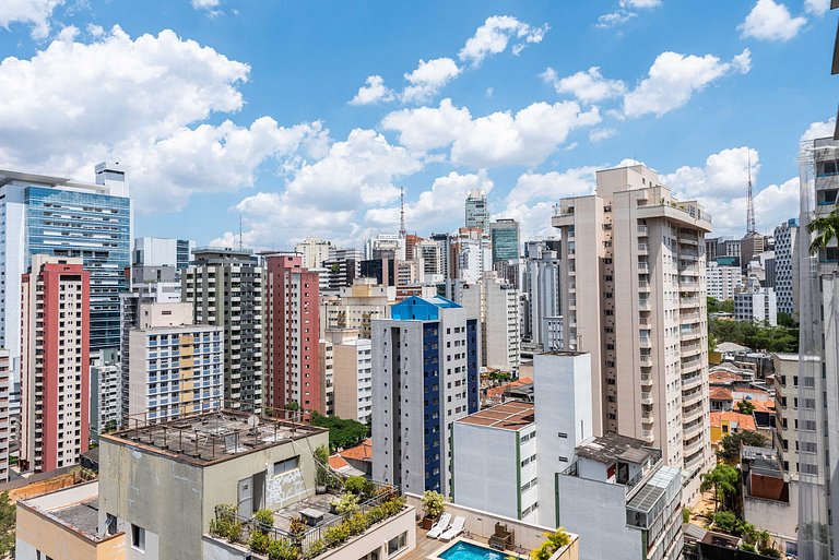 VNF1312 Seu Refúgio Perto do Shopping Frei Caneca