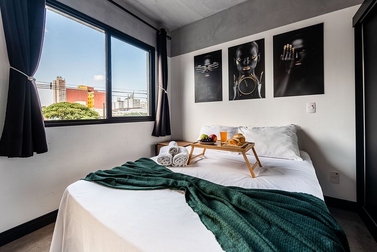 AQ2 Studio charmoso para 2 | Bela Vista