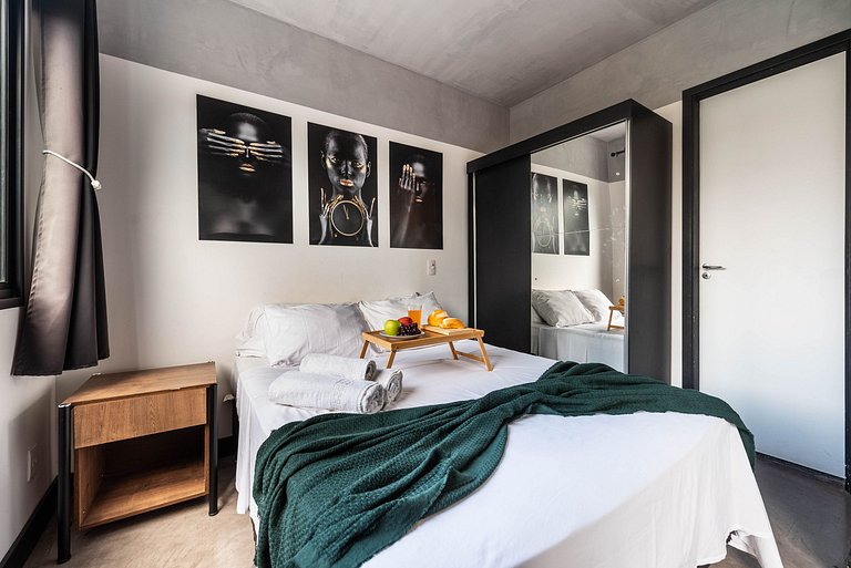 AQ2 Studio charmoso para 2 | Bela Vista