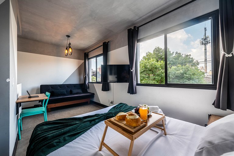 AQ2 Studio charmoso para 2 | Bela Vista