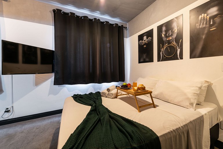 AQ2 Studio charmoso para 2 | Bela Vista