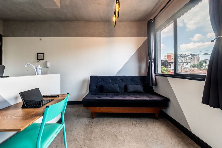 AQ2 Studio charmoso para 2 | Bela Vista