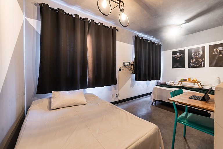 AQ2 Studio charmoso para 2 | Bela Vista