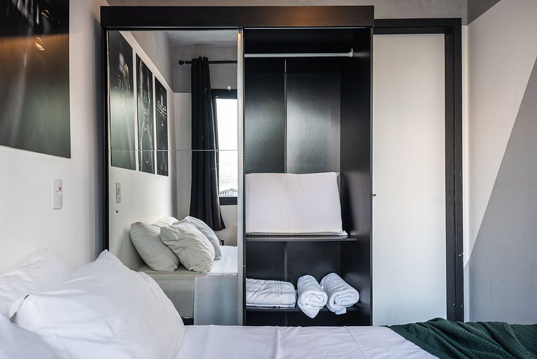 AQ2 Studio charmoso para 2 | Bela Vista