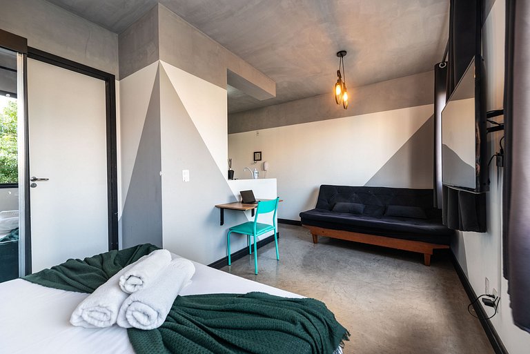 AQ2 Studio charmoso para 2 | Bela Vista