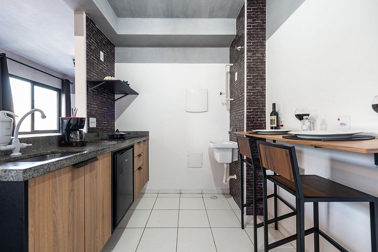 AQ2 Studio charmoso para 2 | Bela Vista